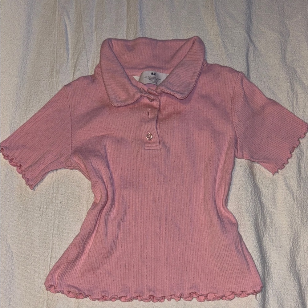 H&M Kids Light Pink Polo Shirt
